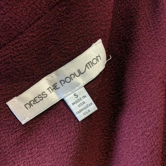 Dress the population Jackie off shoulder dress - Picture 3 of 4